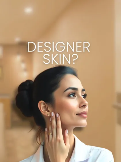 What is Designer Skin? It is a concept I developed to describe skin that is uniquely yours, enhanced through personalized, science-backed treatments to be its most radiant and healthy.