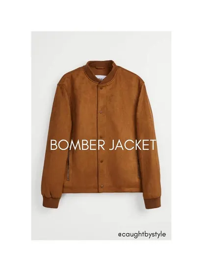 The bomber jacket is a versatile piece of outerwear for men. It can be dressed up or down and adds a modern, cool touch to any outfit.