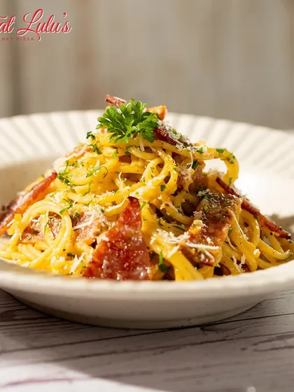A classic Spaghetti Carbonara, done my way. It’s rich, creamy, and loaded with crispy bacon. What’s not to love?