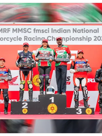 Celebrating the success of the women racers at the INMRC 2024. We are proud to support and train talented riders who are breaking barriers in motorsport.