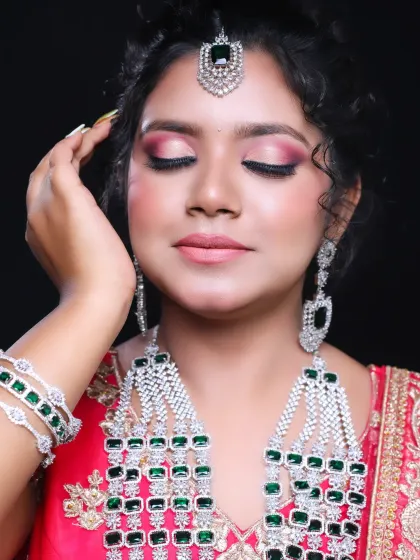 A gallery of our best portfolio shots, showcasing the variety of bridal, reception, and creative looks my students learn to master. Each image is a testament to their skill and hard work.