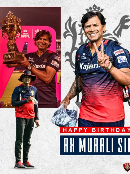 A birthday graphic from the official RCB handle. It is humbling to be recognized by the organization, and it reflects the strong, supportive culture we have.