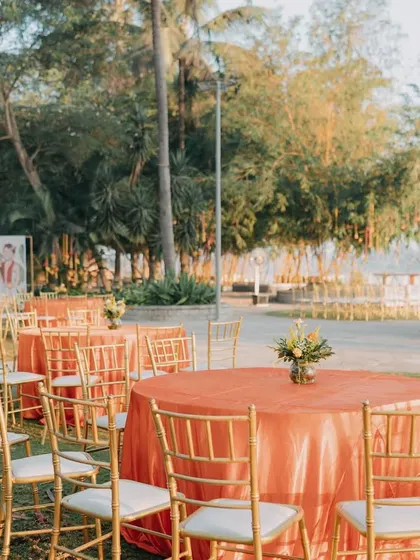 This Haldi ceremony was a burst of color and unforgettable moments. We used vibrant tissue flowers, playful origami birds, and colorful smoke bombs to bring the venue to life.