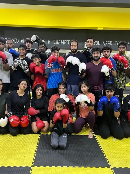 Our boxing group, a mix of seasoned members and new faces, all pushing to improve.
