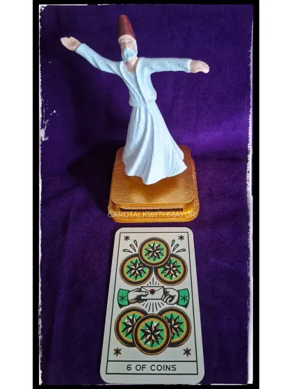 This is the September TarotScope reading for the Six of Coins. This card is about generosity, support, and the flow of resources. It encourages finding balance in giving and receiving, whether in relationships or finances.