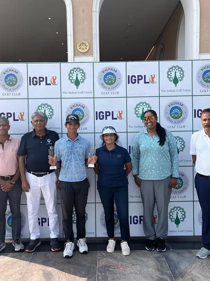 The winning team at the IGU Gujarat Open, with our student Kartik Singh celebrated for his dominant performance.