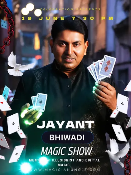 My show in Bhiwadi, Rajasthan, was a great success. I perform for all kinds of events, from large public gatherings to exclusive corporate functions.