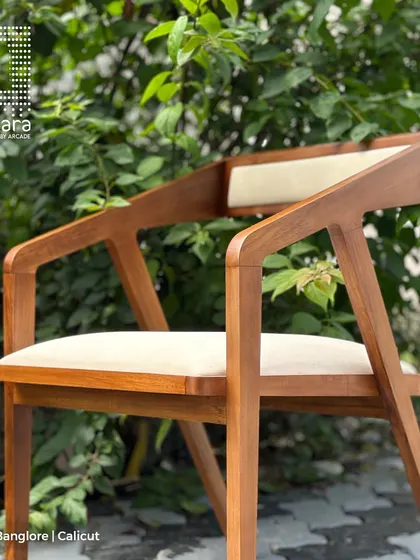 Another angle of the elegant Zircon chair, a statement piece that embodies both style and comfort.
