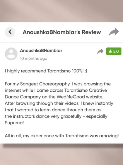 We are so happy that Anoushka had an amazing experience with us. Our goal is to make every instructor graceful, professional, and a joy to learn from.