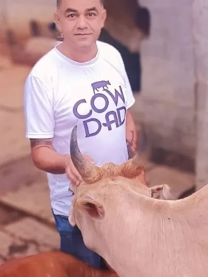 Another photo from my 'Cow Dad' series. It's important to show that all animals deserve love.