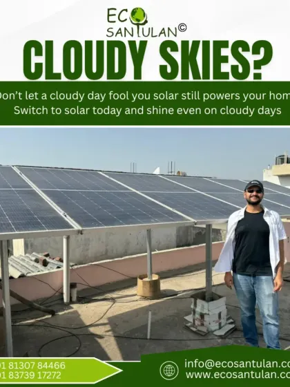 A common question we get is, "Do solar panels work on cloudy days?" The answer is yes. Our high-efficiency panels are designed to generate power even in low-light conditions, ensuring a consistent energy supply.