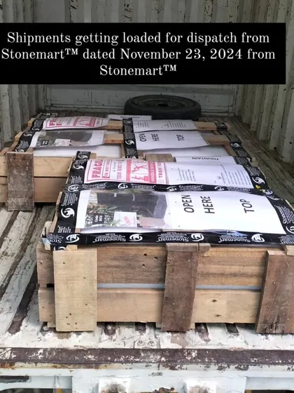 Shipments loaded in a truck, ready for dispatch on November 23, 2024.