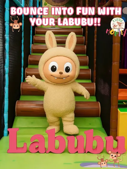 Bounce into fun with your Labubu! Our play structures are designed to be bright, engaging, and perfect for photo ops with our friendly character mascots.