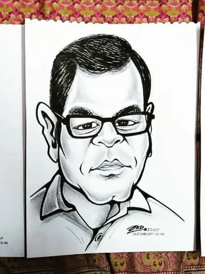 A great idea for HR departments looking for unique employee recognition gifts. I created this set of three individual caricatures for a company to give to their team members.