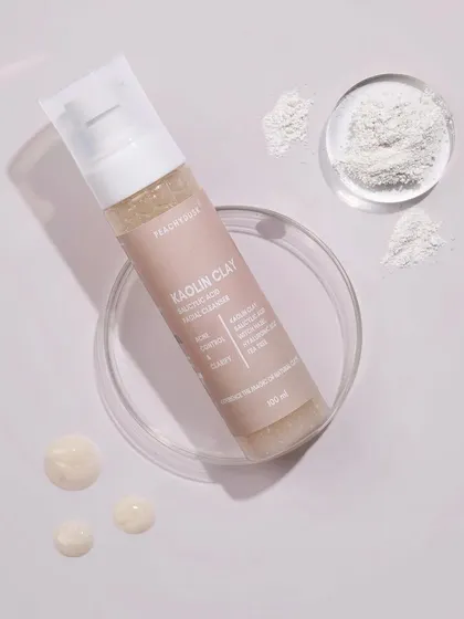 My Kaolin Clay and Salicylic Acid based facial cleanser is perfect for oily and acne-prone skin. It's loaded with plant-based ingredients that pull out excess oil and clear pores for acne-free skin.