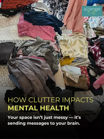 Clutter isn't just messy; it sends constant signals of unfinished business to your brain, impacting your mental health. We help you clear the physical and mental fog.