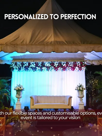 Our spaces are personalized to perfection. With flexible layouts and customizable options, every event is tailored to your vision.