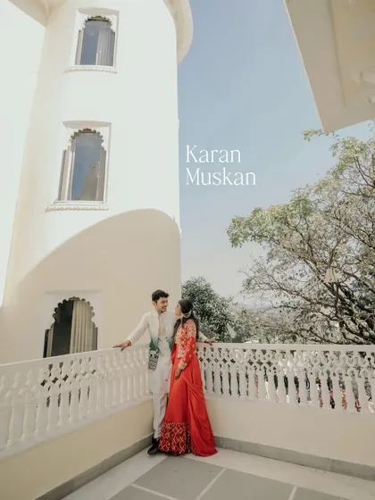 Against the royal architecture of Udaipur, we created a frame that feels like a page from a modern fairytale. This is for couples who dream of a grand, elegant, and unforgettable destination pre-wedding shoot.