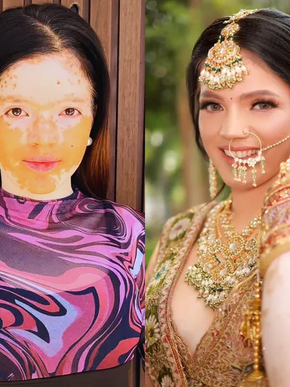 This transformation is one of the most meaningful we have ever done. Makeup is not just about glamour; it is about confidence. We believe in celebrating every client's unique beauty, and it was an honor to create a look that let her natural radiance shine through on her special day.