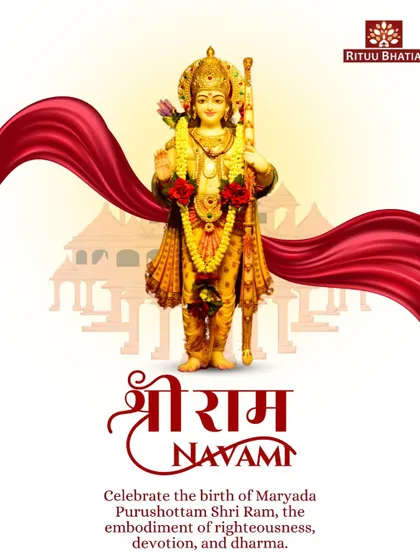On the divine occasion of Ram Navami, I wish you blessings and peace. A simple Vaastu tip for today is to place a diya facing East in your prayer space to enhance clarity and spiritual vibrations in your home.