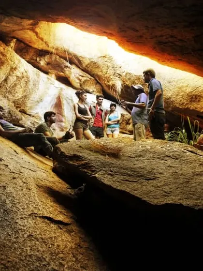 We take groups on guided explorations of nearby caves, offering a fascinating glimpse into the region's natural history and a unique team adventure.