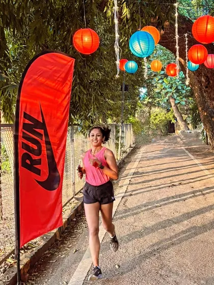 Start unknown, finish unforgettable. A training run under the festive Diwali lights, because the grind never stops.