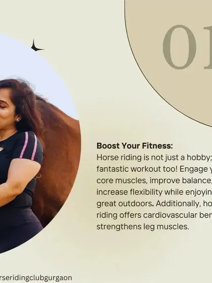 One of the key benefits of riding: it's a fantastic workout that engages your core, improves balance, and strengthens leg muscles.