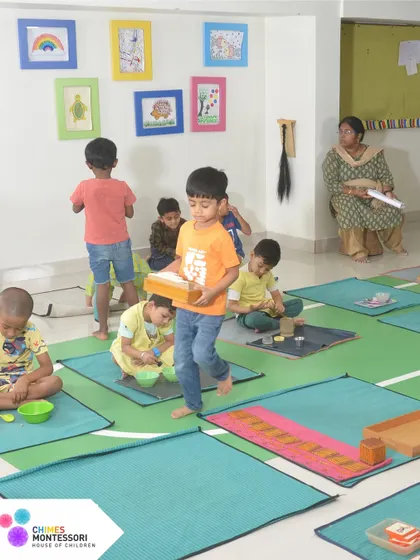 Freedom in a Montessori classroom is not chaos; it's calm, confident choice-making. Children move freely and purposefully in our structured environment.