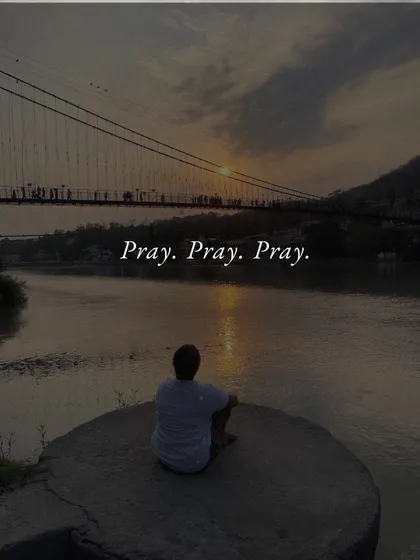 Pray. Pray. Pray. Sometimes the only solace is in surrender to a higher power.