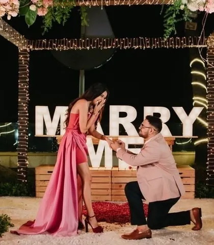 The raw emotion of a surprise proposal. Her gasp of joy is the reason we love creating these unforgettable moments.