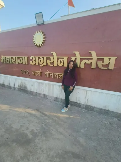 On-site at the Maharaja Agrasen Palace in Lonavala, where I organized a grand Diwali party. I often do site visits to ensure the venue is perfect for the planned celebration.