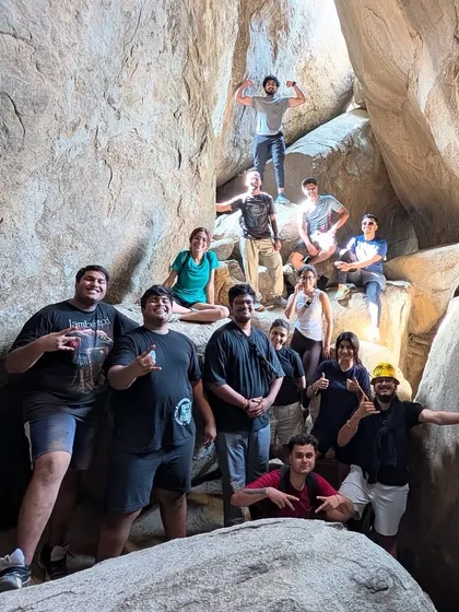 Another successful cave exploration with the crew. We help each other through the tight spots and always make it out with big smiles.