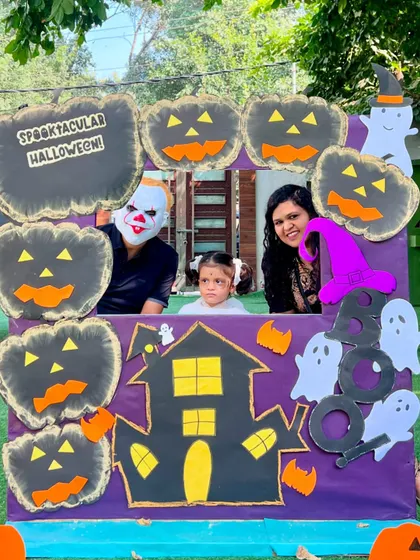 Another family enjoying our Halloween workshop. The creative costumes and spooky decorations made for a truly memorable day.