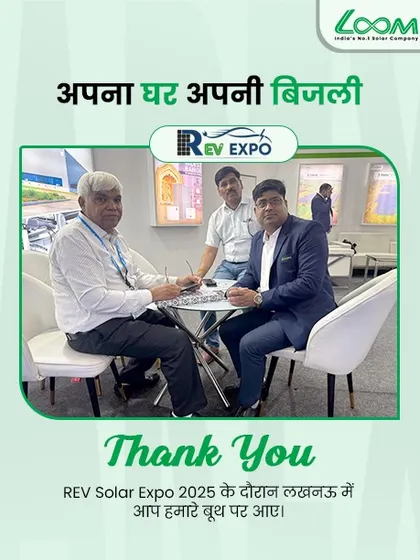 My regional manager for North India meeting with partners at the REV Solar Expo. Building strong local partnerships is key to my success across the country.