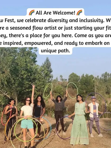 All are welcome! At Flow Fest, we celebrate diversity and inclusivity. Whether you're a seasoned artist or just starting your journey, there's a place for you here.