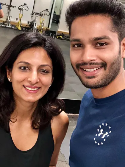 A post-workout selfie with a client. The best part of my job is building relationships with amazing people and helping them achieve their goals.