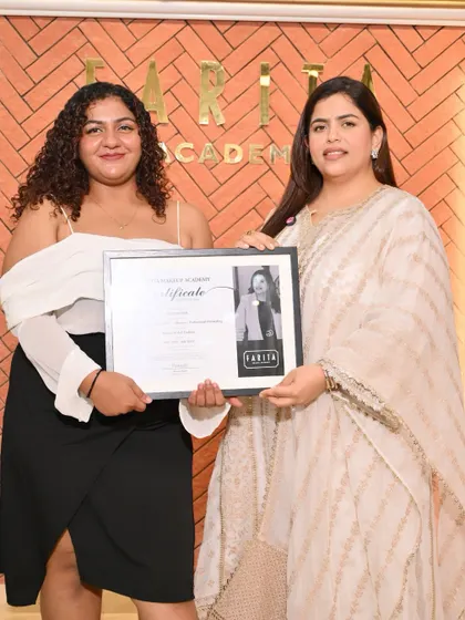 From learner to leader. This graduate is now equipped with the skills and confidence to build a successful career in the beauty industry.