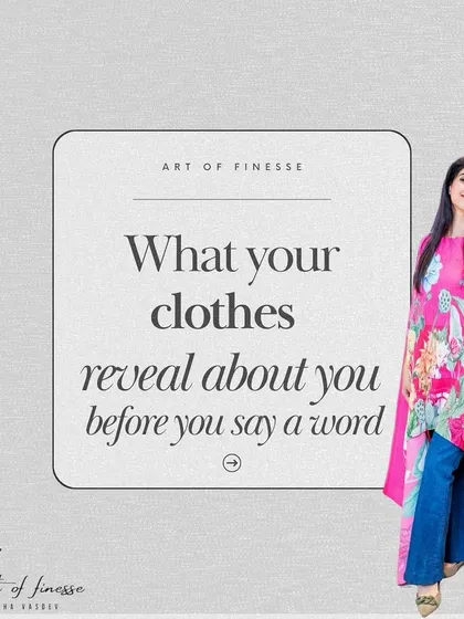 Before you say a word, your clothes reveal so much about you. This post introduces the idea that your style communicates your confidence, professionalism, and attention to detail.