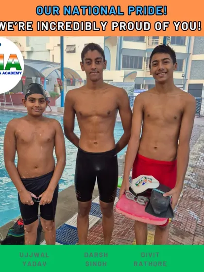 Our national pride. Ujjwal, Darsh, and Divit are ready to represent Team Haryana at the National School Games. We are incredibly proud of their journey to the national stage.