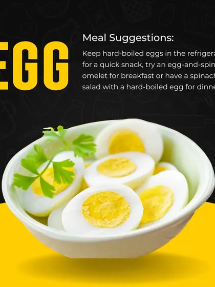Eggs are a powerhouse of protein. They are a versatile and easy option for a pre or post-workout meal.
