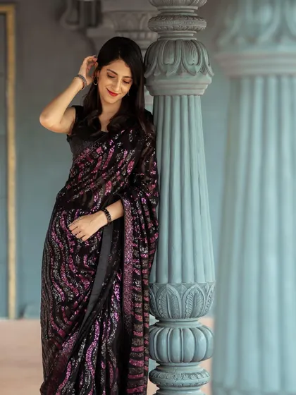 The bride looking effortlessly elegant. Her makeup is polished yet feels light, perfect for a long photoshoot.