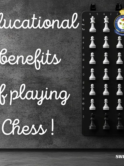 An introduction to the educational benefits of playing chess. The game is the ultimate classroom for teaching logic, concentration, and creativity.