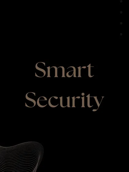 The term "Smart Security" is shown, representing the intelligent features of my garage door openers. These systems go beyond simple opening and closing, offering scheduling, user management, and activity logs.