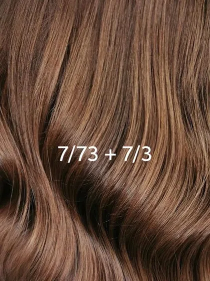 Here is the formula for the caramel brunette. I used a root shadow with Koleston Perfect and a toner with Color Touch for this seamless blend.