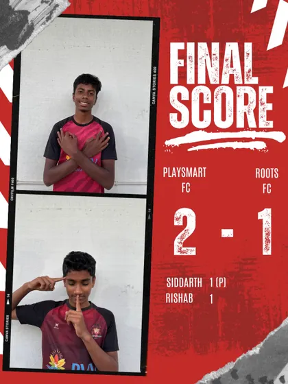 Destiny awaits! We stormed into the U-15 YPL Finals with a gritty 2-1 victory over Roots FC. One last battle to conquer it all.