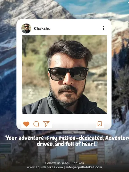 "Your adventure is my mission—dedicated, adventure-driven, and full of heart." This is the commitment our Trip Captain, Chakshu, brings to every trip.