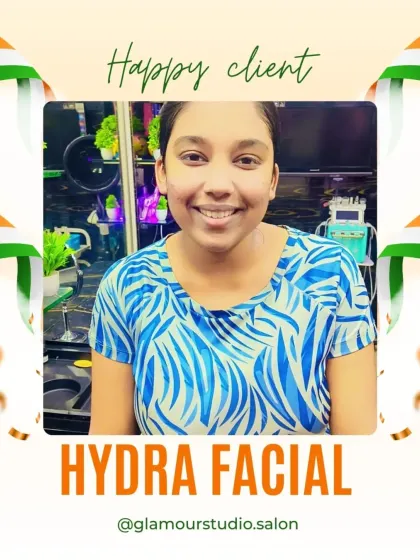 This young client is all smiles after her Hydra Facial. We love helping our clients achieve healthy, glowing skin they can feel confident in.