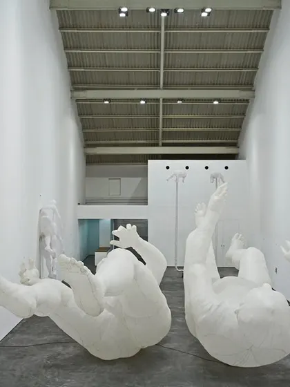 Gallery Maskara was designed to accommodate large-scale installation art. The high, open volume of the former industrial shed provides the necessary scale and flexibility for artists to realize ambitious, site-specific works.