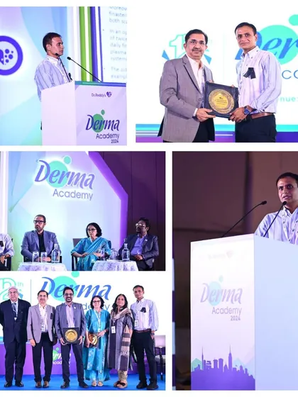 Educating my peers is a responsibility I take seriously. In this collage, you can see me presenting at the Derma Academy national conference on the topic of ethical, evidence-based practices in trichology and hair restoration, ensuring patients receive honest and effective advice.