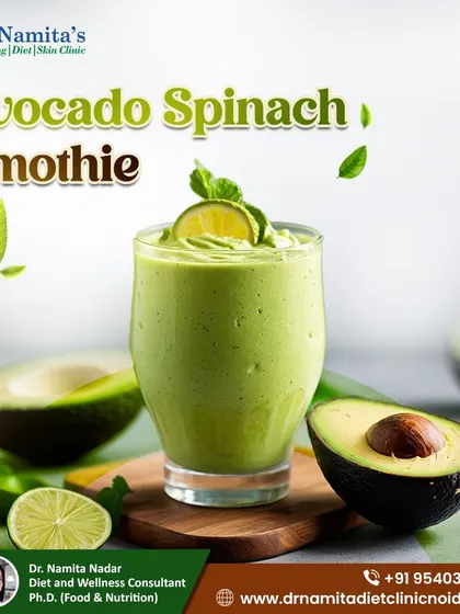 Here is a recipe for a green smoothie that is both creamy and packed with nutrients. The Avocado Spinach Smoothie combines healthy fats from avocado with vitamins from spinach to create a drink that supports your overall health and keeps you feeling full.